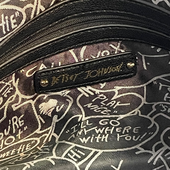 Betsey Johnson Black Bow Handbag - Picture 6 of 10